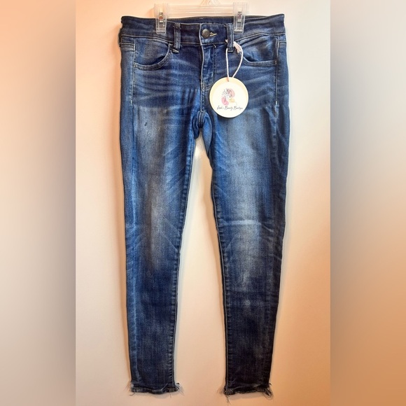 American Eagle Outfitters Women's Blue Jeans (F) - Picture 1 of 6